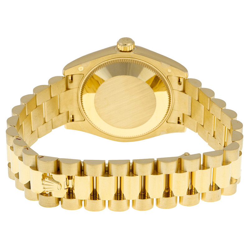 Rolex Lady-Datejust 31 Champagne Dial 18K Yellow Gold President