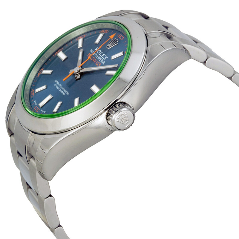 Rolex Milgauss Automatic Blue Dial Stainless Steel Men's Watch