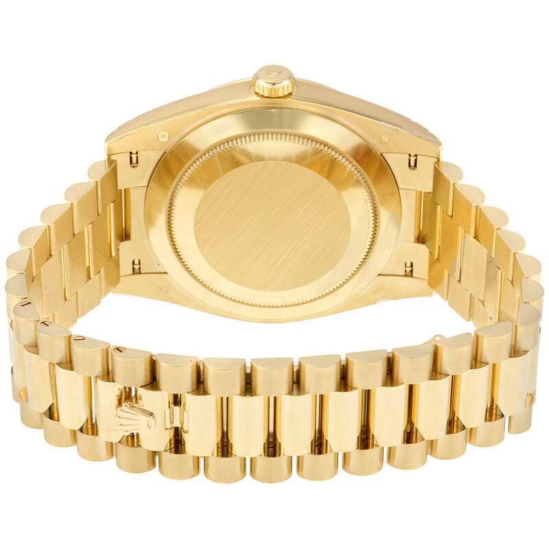 Rolex Oyster Perpetual 18K Yellow Gold Diamond Men's Automatic