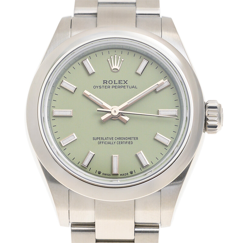Rolex Oyster Perpetual Automatic Chronometer Green Dial Ladies