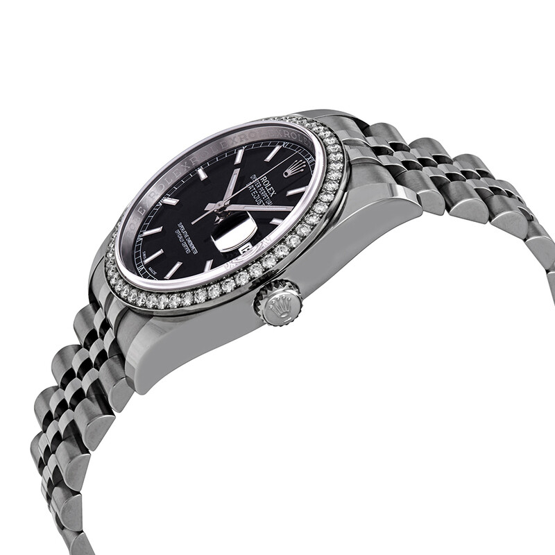 Rolex Oyster Perpetual Datejust 36 Black Dial Stainless Steel