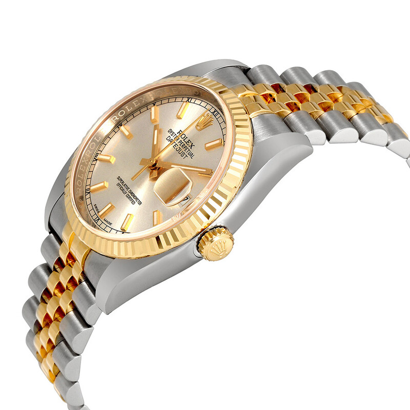 Rolex Oyster Perpetual Datejust 36 Silver Dial Stainless Steel and