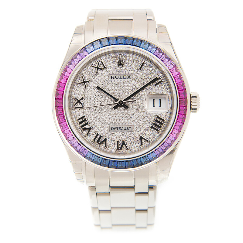 A-3 Rolex Pearlmaster 39 Automatic Chronometer Diamond Unisex Watch