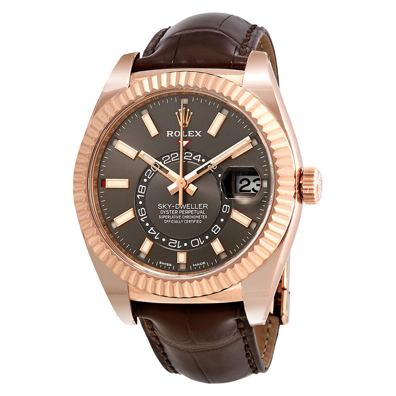 Rolex Sky-Dweller Dark Rhodium Dial Automatic Men's Watch
