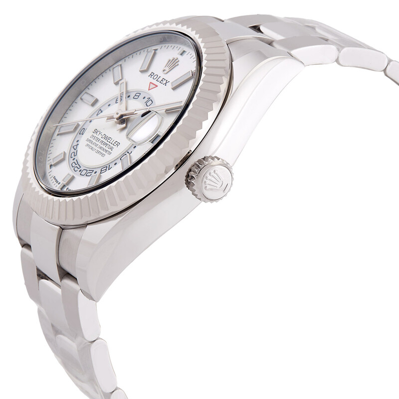 Rolex Sky-Dweller GMT Automatic Chronometer White Dial Men's Watch