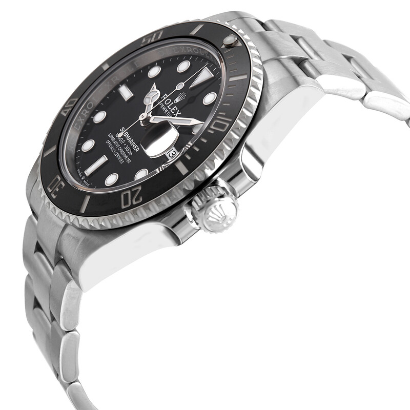 Rolex Submariner Automatic Chronometer Black Dial Men's Watch