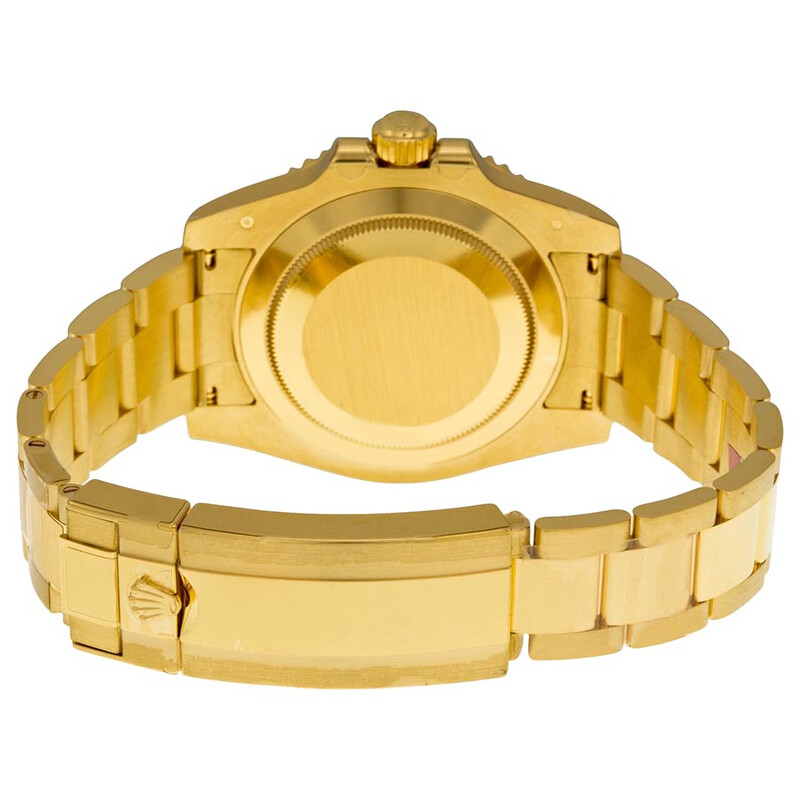 Rolex Submariner Blue Dial 18K Yellow Gold Oyster Bracelet