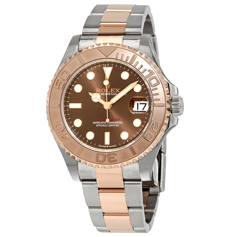 Rolex Yacht-Master Chocolate Dial Steel and 18K Everose Mid-size