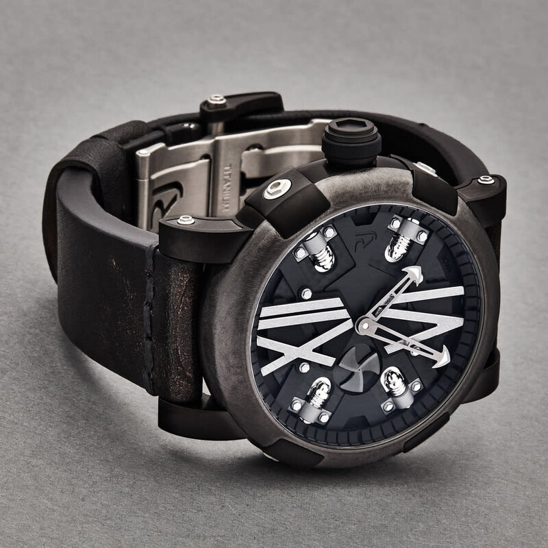 Romain Jerome Steampunk Automatic Black Dial Men's Watch RJ.T.AU