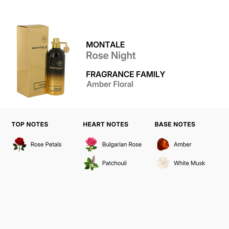 Montale Rose Night / Montale EDP Spray 3.3 oz (100 ml) (u