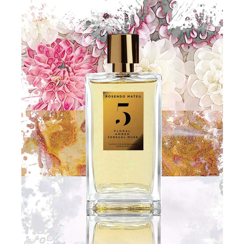 Rosendo Mateu Unisex No 5 Floral Amber Sensual Musk EDP Spray 3.4