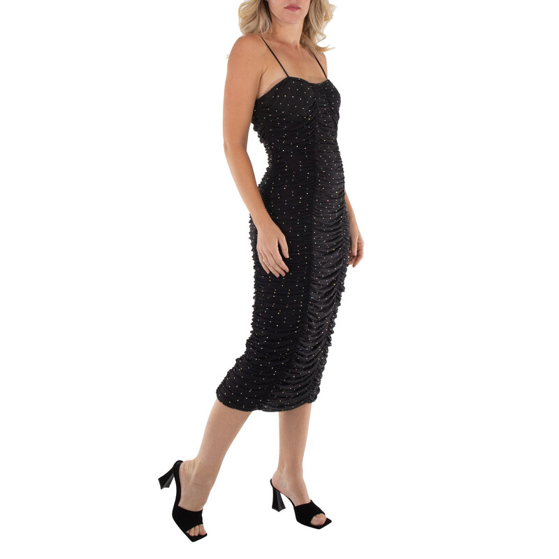 rotate embellished mesh cocktail dress Black Ruched Crystal Midi Dress, Brand Size 34 (US Size 0) 111114100 5715290202960 - Clothing PRETTYGARDEN Women's Summer Striped Calendar Rotate bridal alberty floral appliqué mesh it offers elegant texture Jersey Colors:Champagne Beige