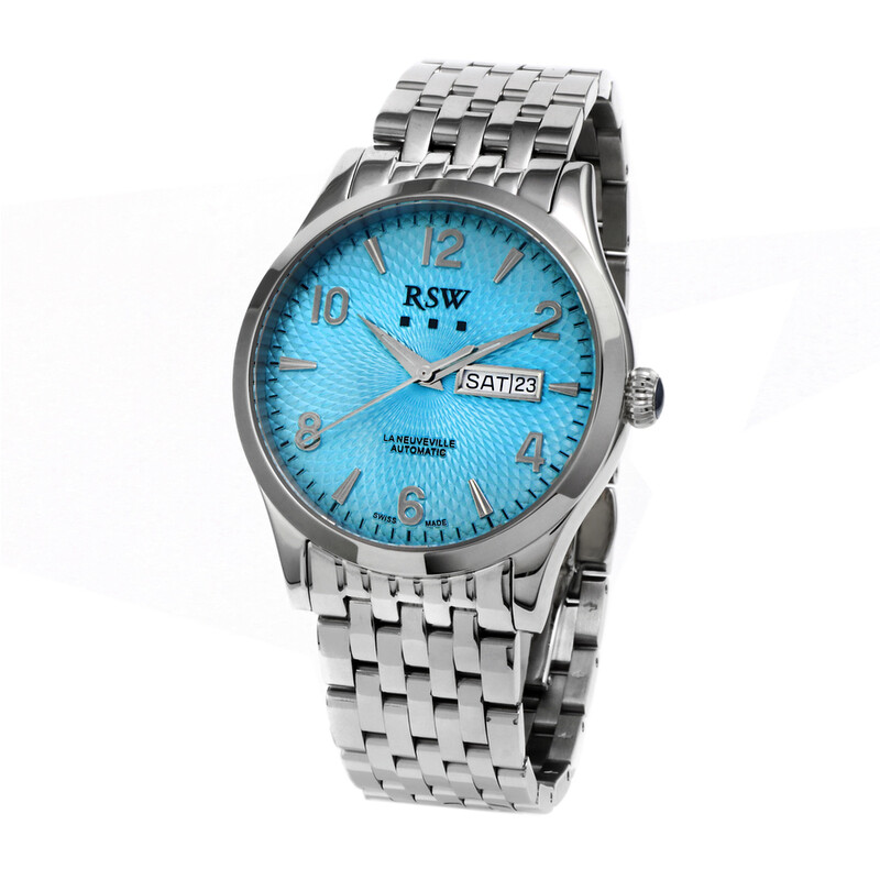 Rsw La Neuveville Automatic Blue Dial Men's Watch RSWA148-SS-9A