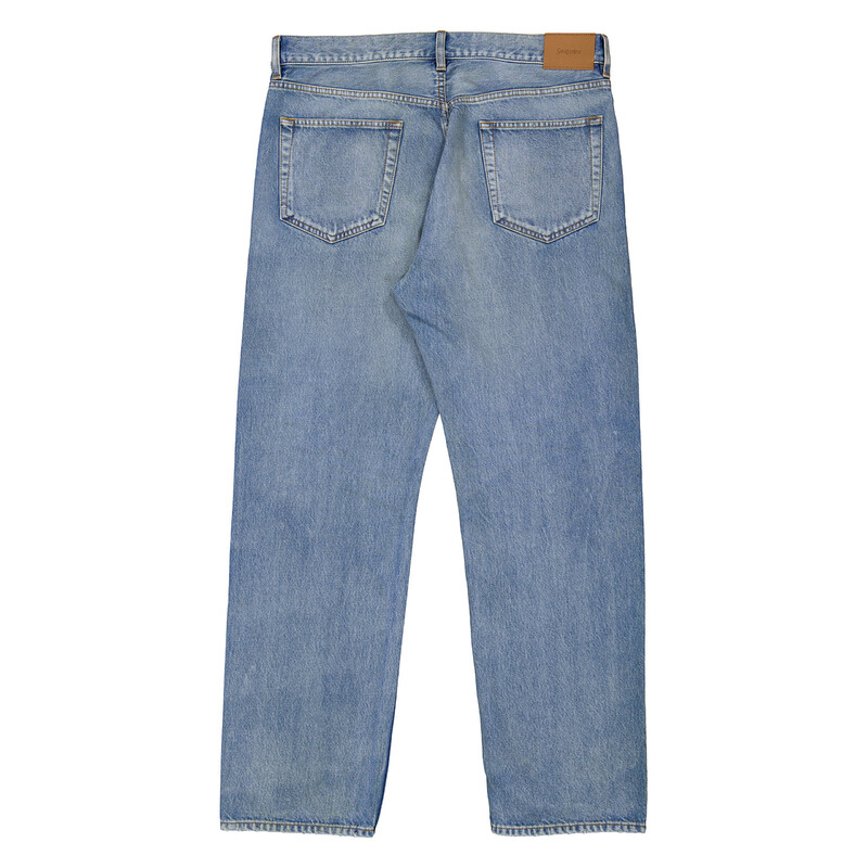 Saint Laurent Benjamin Blue Denim Baggy Jeans, Waist Size 33