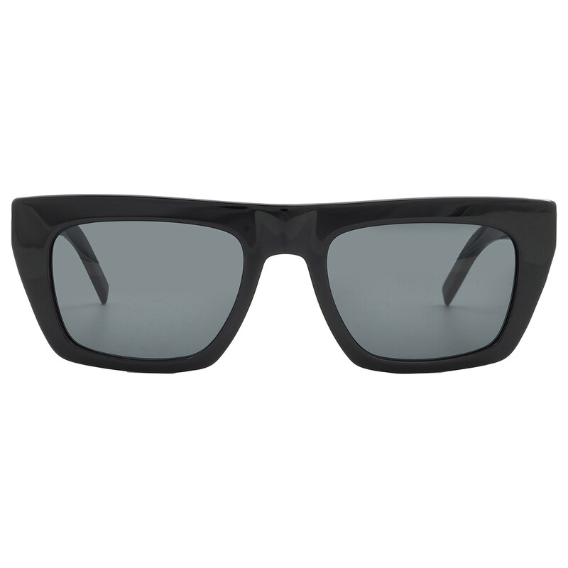 Saint Laurent Black Browline Unisex Sunglasses SL M131 001 52