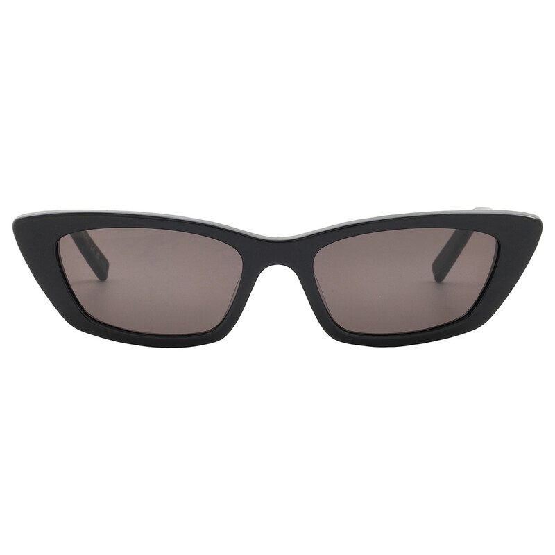 Saint Laurent Black Cat Eye Ladies Sunglasses SL 277 009 52