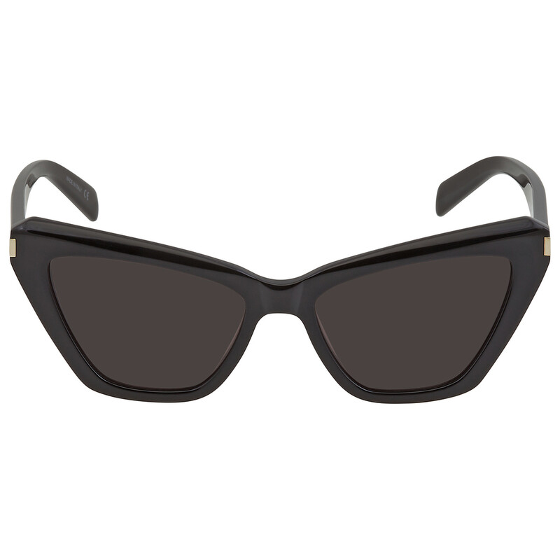 Saint Laurent Black Cat Eye Ladies Sunglasses SL 466 001 54