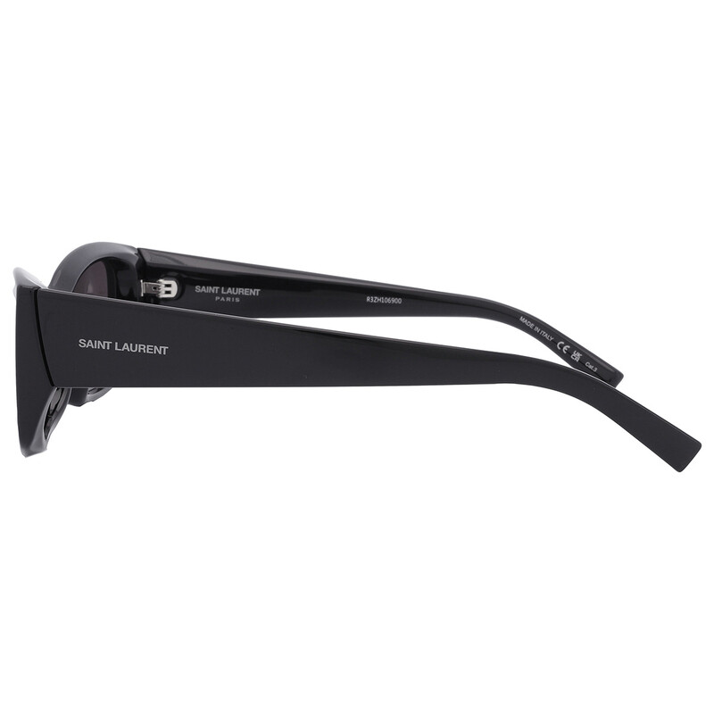 Yves Saint Laurent カフス オニキス No.2244 Saint Laurent Black Cat Eye Ladies Sunglasses SL 593 001 52