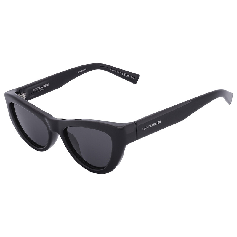 Saint Laurent Black Cat Eye Ladies Sunglasses SL 676 001 53