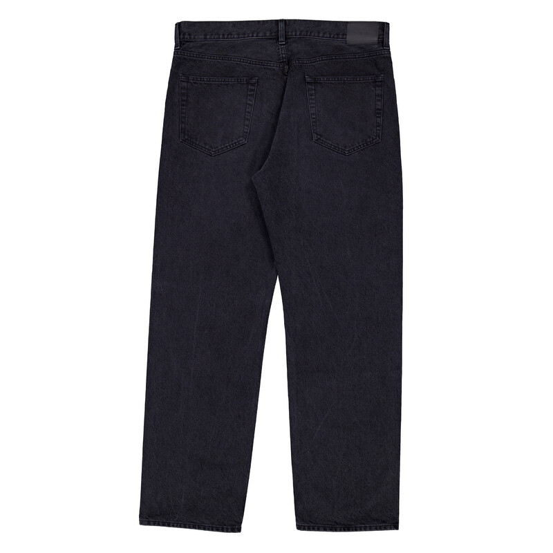 Saint Laurent Black Denim Loose-Fit Jeans, Waist Size 31