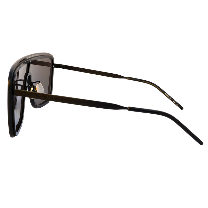 Saint Laurent Black Mask Unisex Sunglasses SL 364 MASK 002 99