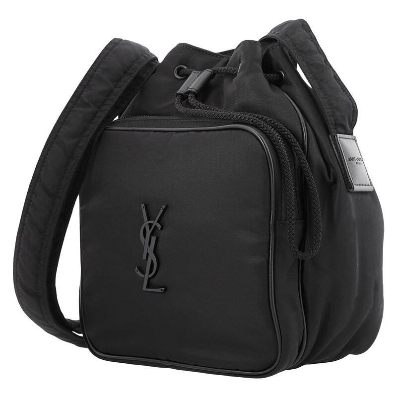Saint Laurent Niki Small Nylon Bucket Bag 793238 FAC21 1000