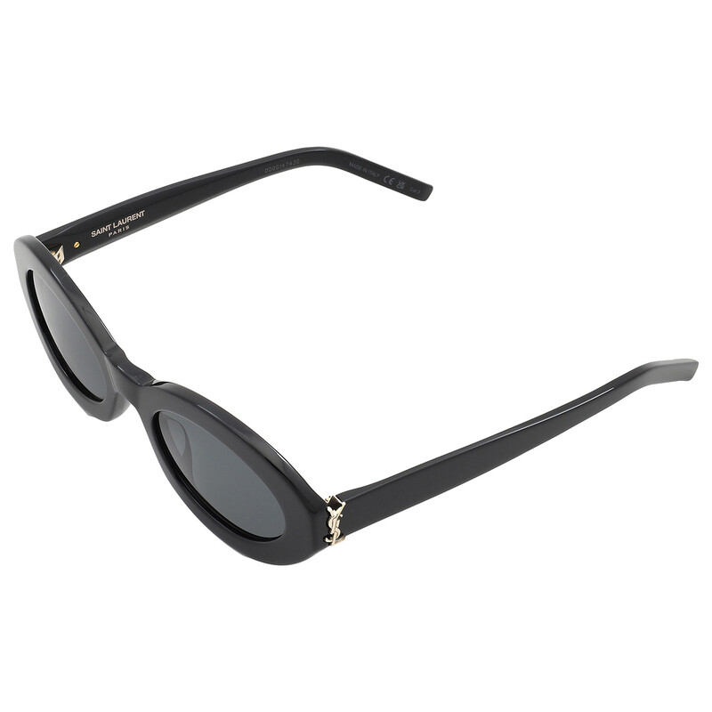 SAINT LAURENT サングラス Saint Laurent Eyewear ロゴ サングラス | ブラック | FARFETCH JP