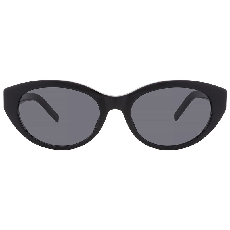Saint Laurent Black Oval Ladies Sunglasses SL M148 001 54