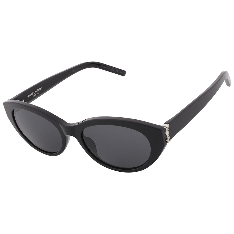 Saint Laurent Black Oval Ladies Sunglasses SL M148 001 54