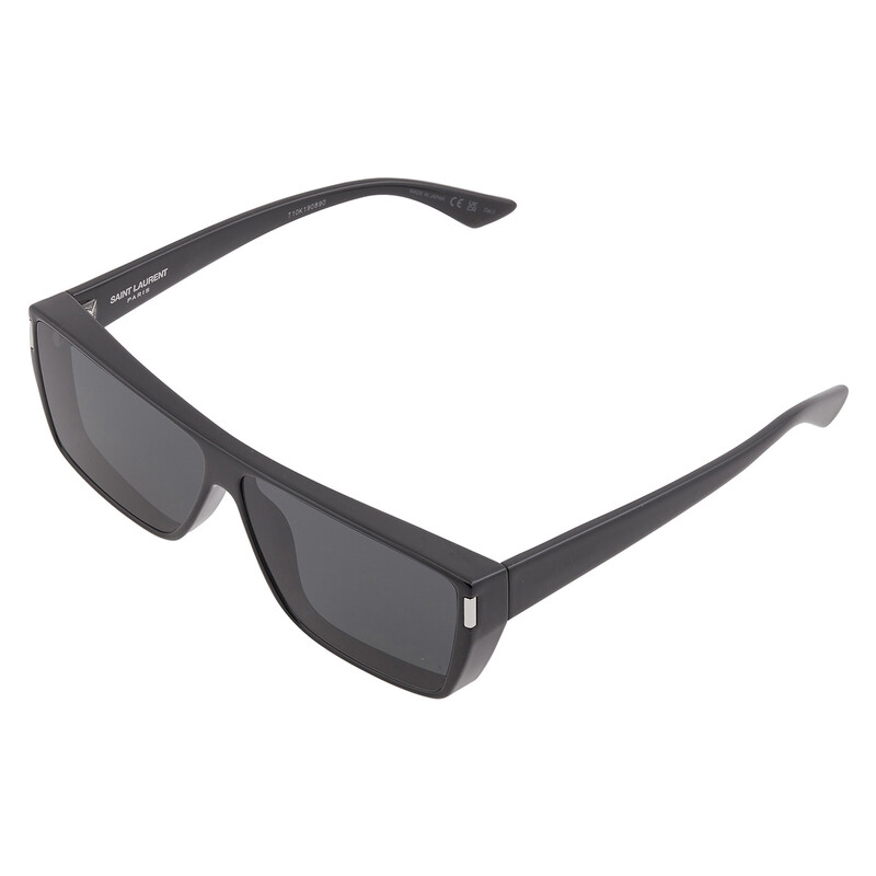 Saint Laurent Black Rectangular Unisex Sunglasses SL 757 001 64