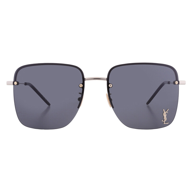 Saint Laurent Black Square Ladies Sunglasses SL 312 M 013 58