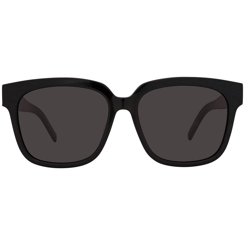Saint Laurent Black Square Ladies Sunglasses SL M40/F 001 55