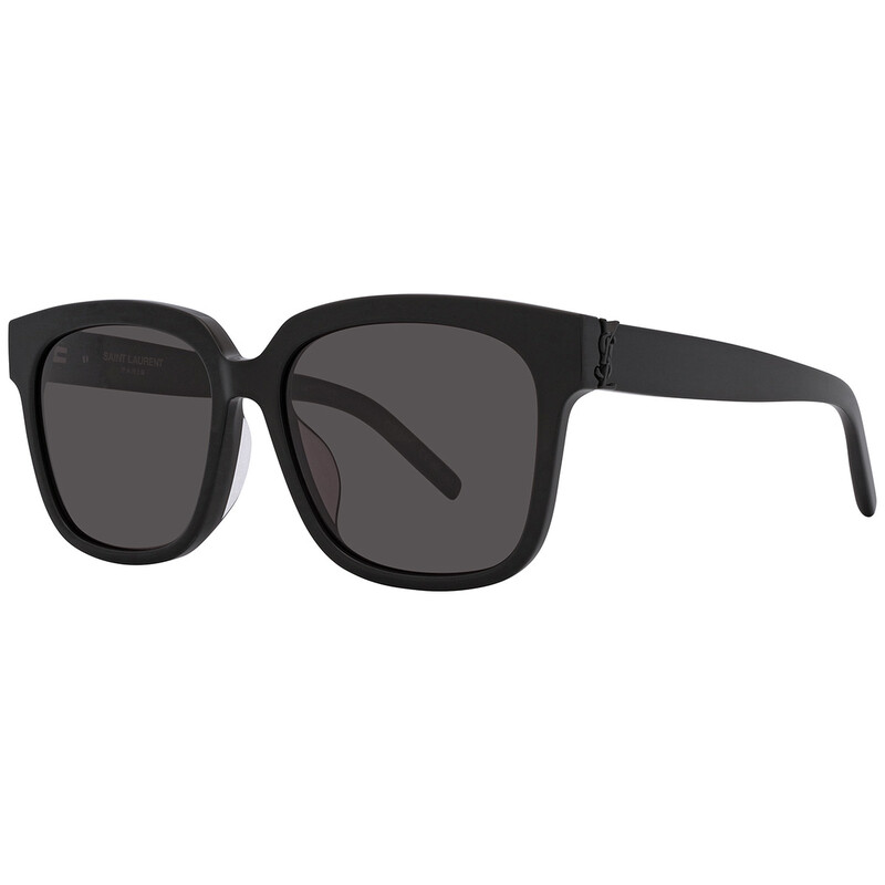 Saint Laurent Black Square Ladies Sunglasses SL M40/F 001 55