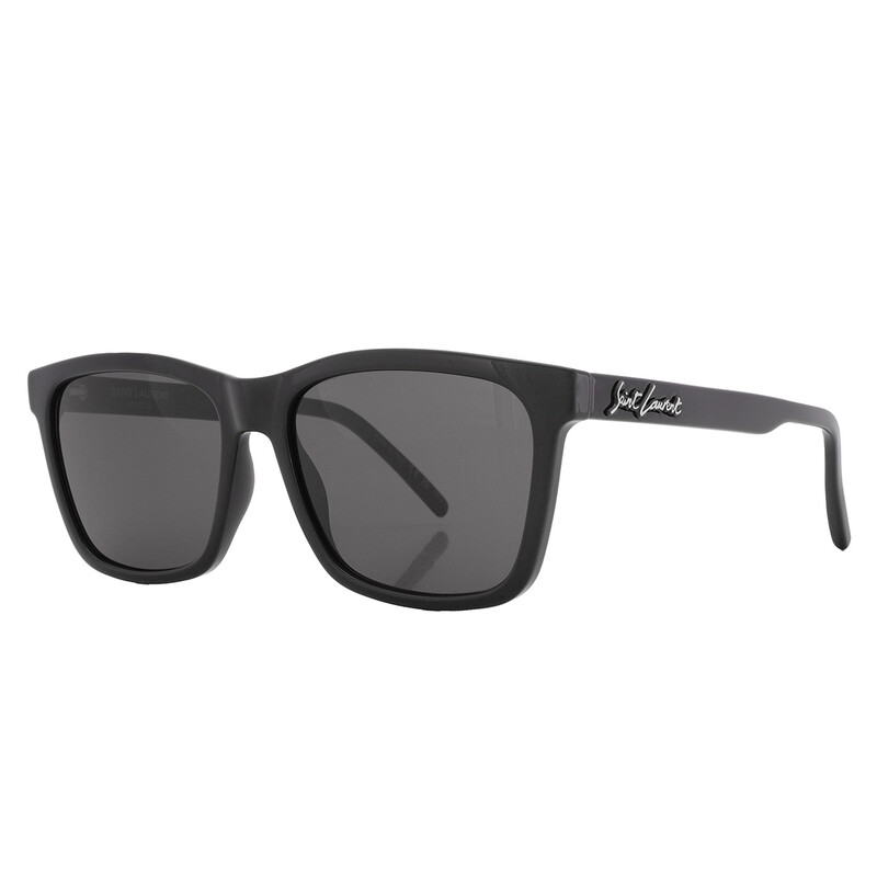 Saint Laurent Black Square Men's Sunglasses SL 318 001 56