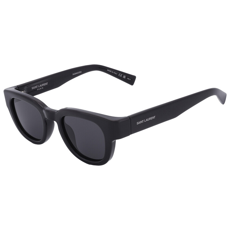 Saint Laurent Black Square Unisex Sunglasses SL 675 001 46