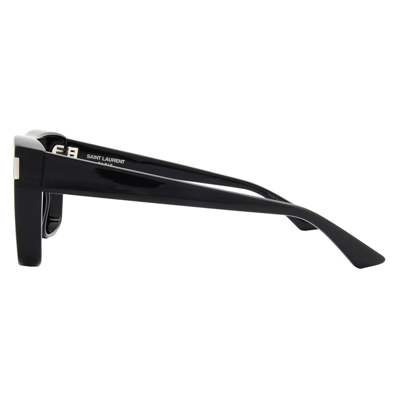 Saint Laurent Black Square Unisex Sunglasses SL 756 001 64