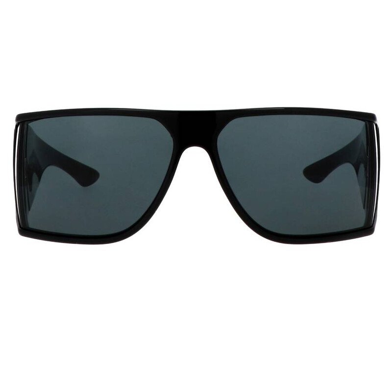 Saint Laurent Black Wrap Unisex Sunglasses SL 806 001 75