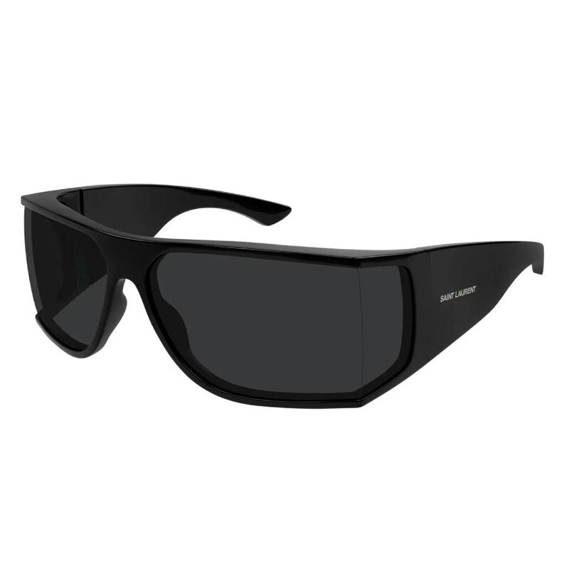 Saint Laurent Black Wrap Unisex Sunglasses SL 806 001 75