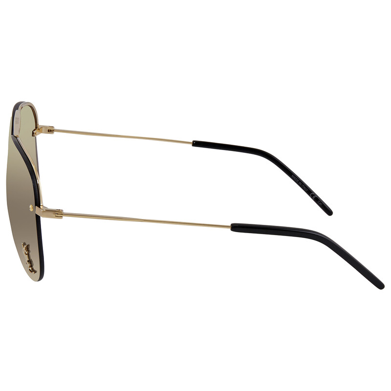 Saint Laurent Bronze Mirror Pilot Unisex Sunglasses SL CLASSIC 11