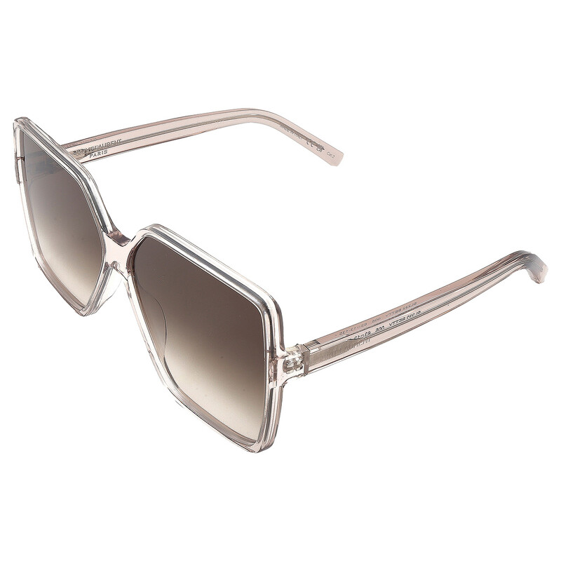 Saint Laurent Brown Gradient Square Ladies Sunglasses SL 232 BETTY