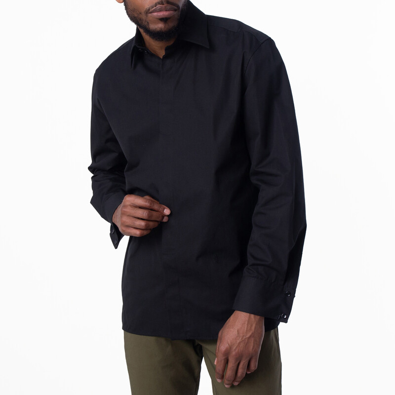 Saint Laurent Cassandre Poplin Shirt, Brand Size 38 (Neck 15