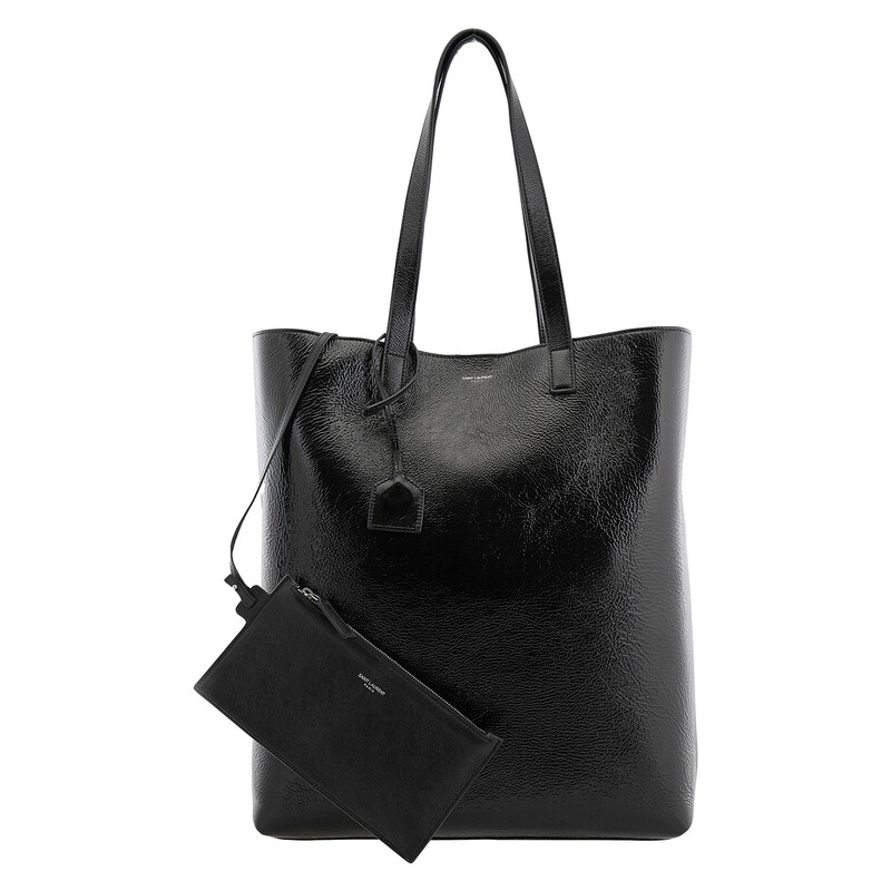 Saint Laurent Crinkled-Leather Bold Tote Bag 676657 AAC3P 1000