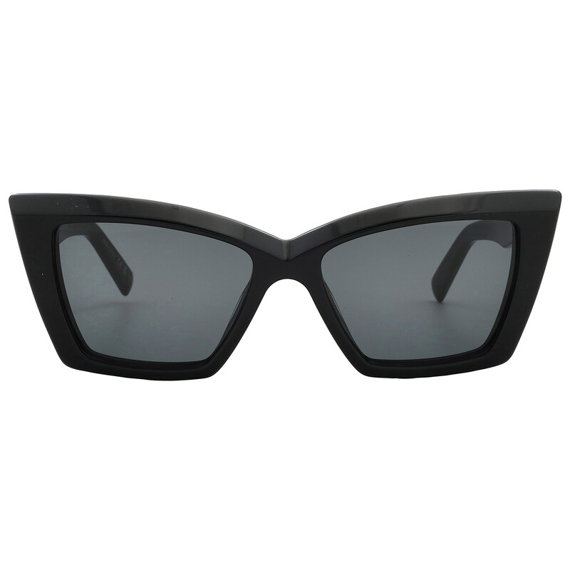 Saint Laurent Dark Grey Cat Eye Ladies Sunglasses SL 657 001 54