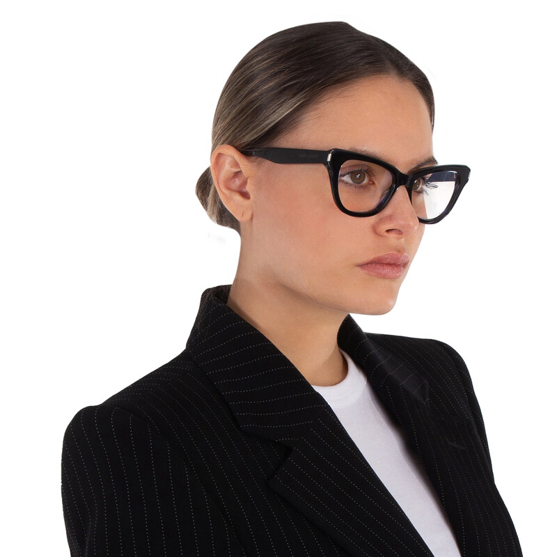 NEW SAINT LAURENT SL472 001 WOMEN CAT EYE EYEGLASSES SAINT LAURENT SL 472 Eyeglasses Saint Laurent New Wave SL 472-001 SL472 Woman  main image 2
