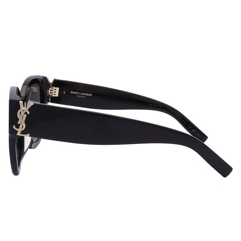 Saint Laurent Grey Butterfly Ladies Sunglasses SL M95/F 001 56