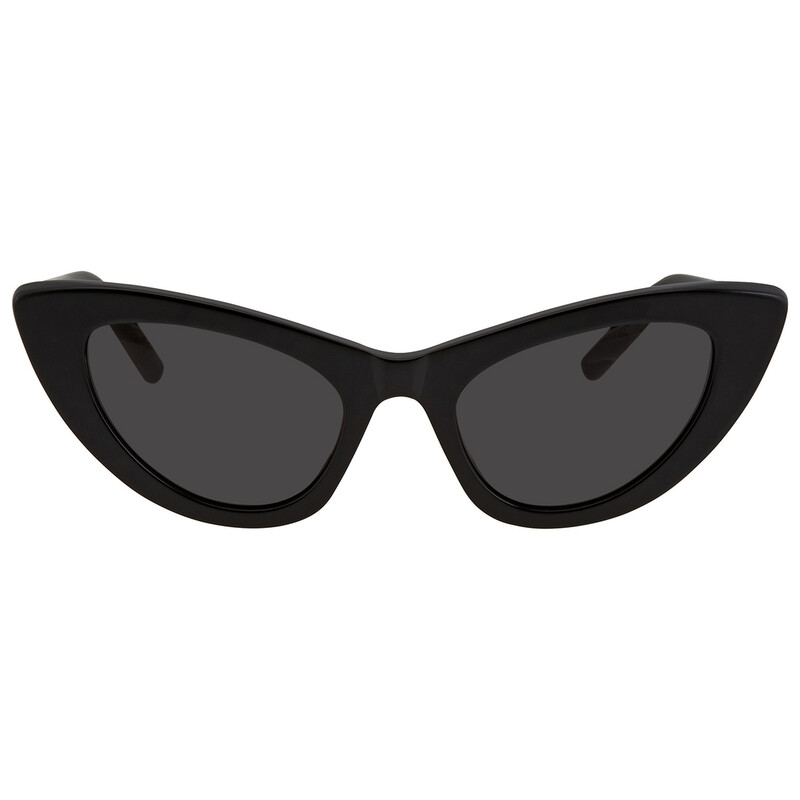Saint Laurent Grey Cat Eye Ladies Sunglasses SL 213 LILY 001 52