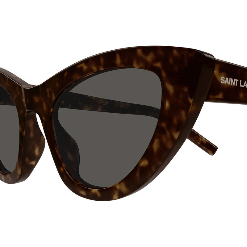 Saint Laurent Grey Cat Eye Ladies Sunglasses SL 213 LILY 016 52