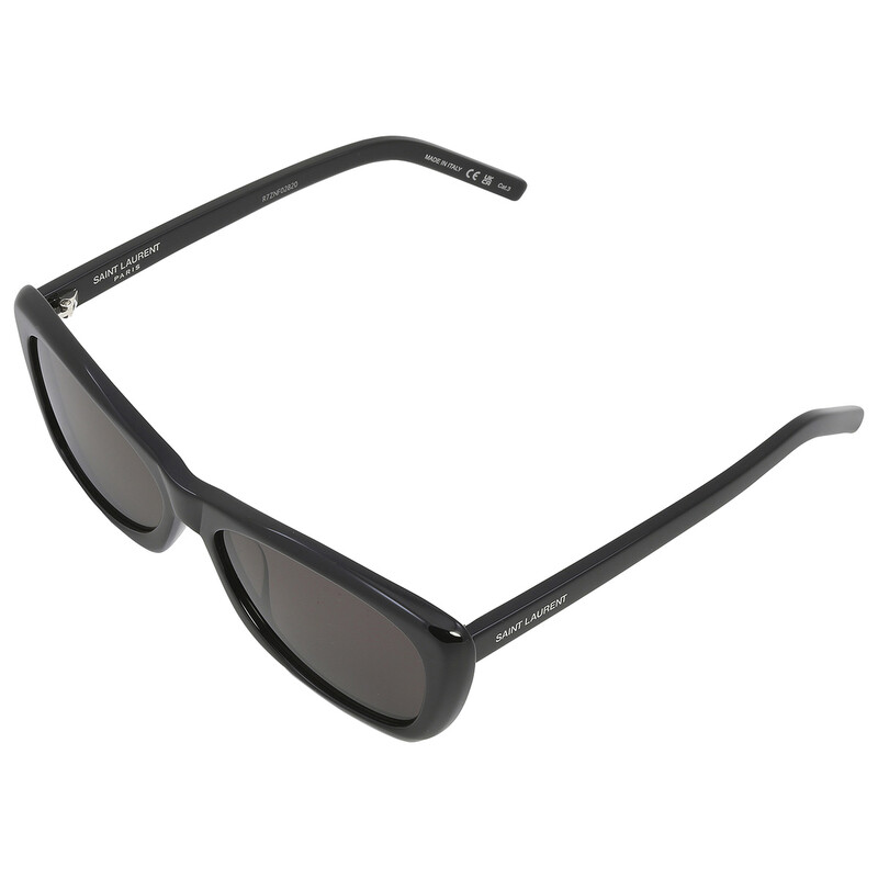 Saint Laurent Grey Cat Eye Ladies Sunglasses SL 613 001 58