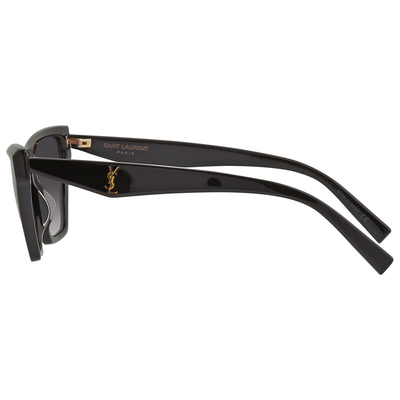 Saint Laurent Grey Gradient Cat Eye Ladies Sunglasses SL  display picture 3