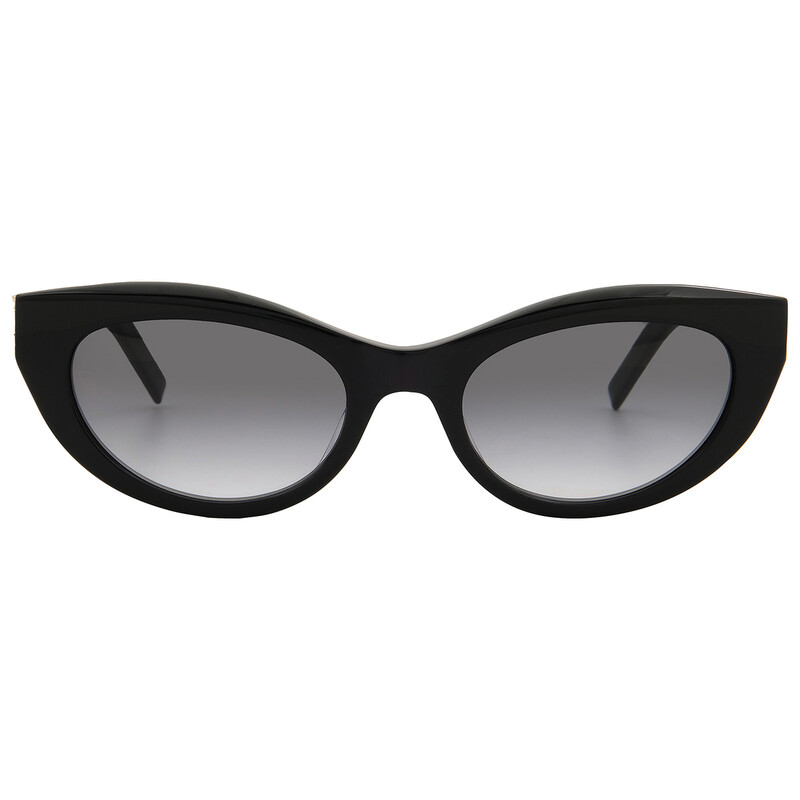 Saint Laurent Grey Gradient Cat Eye Ladies Sunglasses SL M115 002
